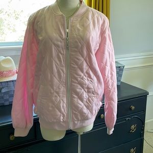 PINK BOMBER JACKET